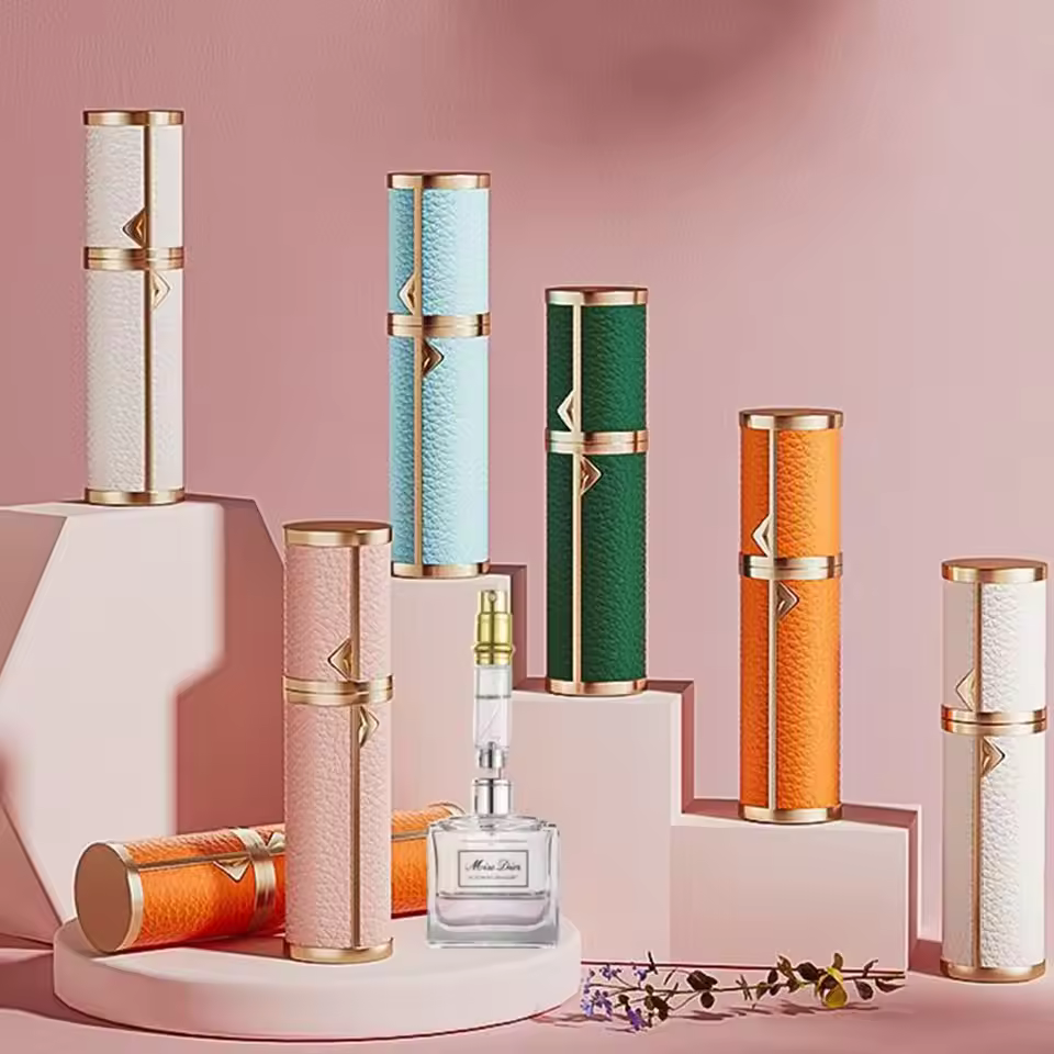 Luxury Leather Perfume Atomizer